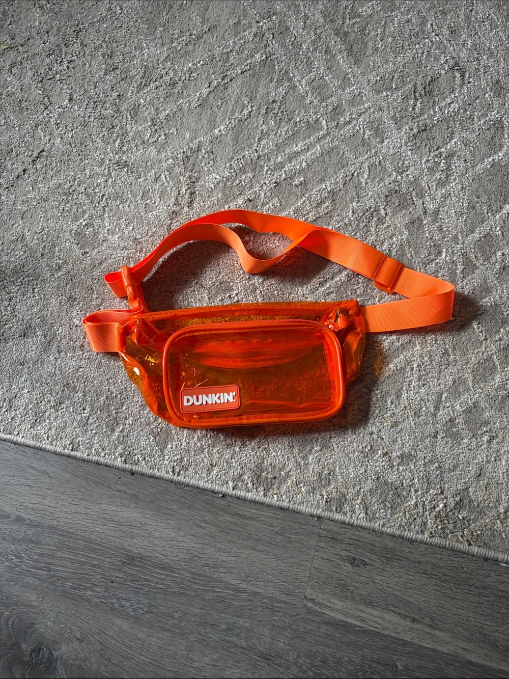 Dunkin' Clear Orange Waist Bag